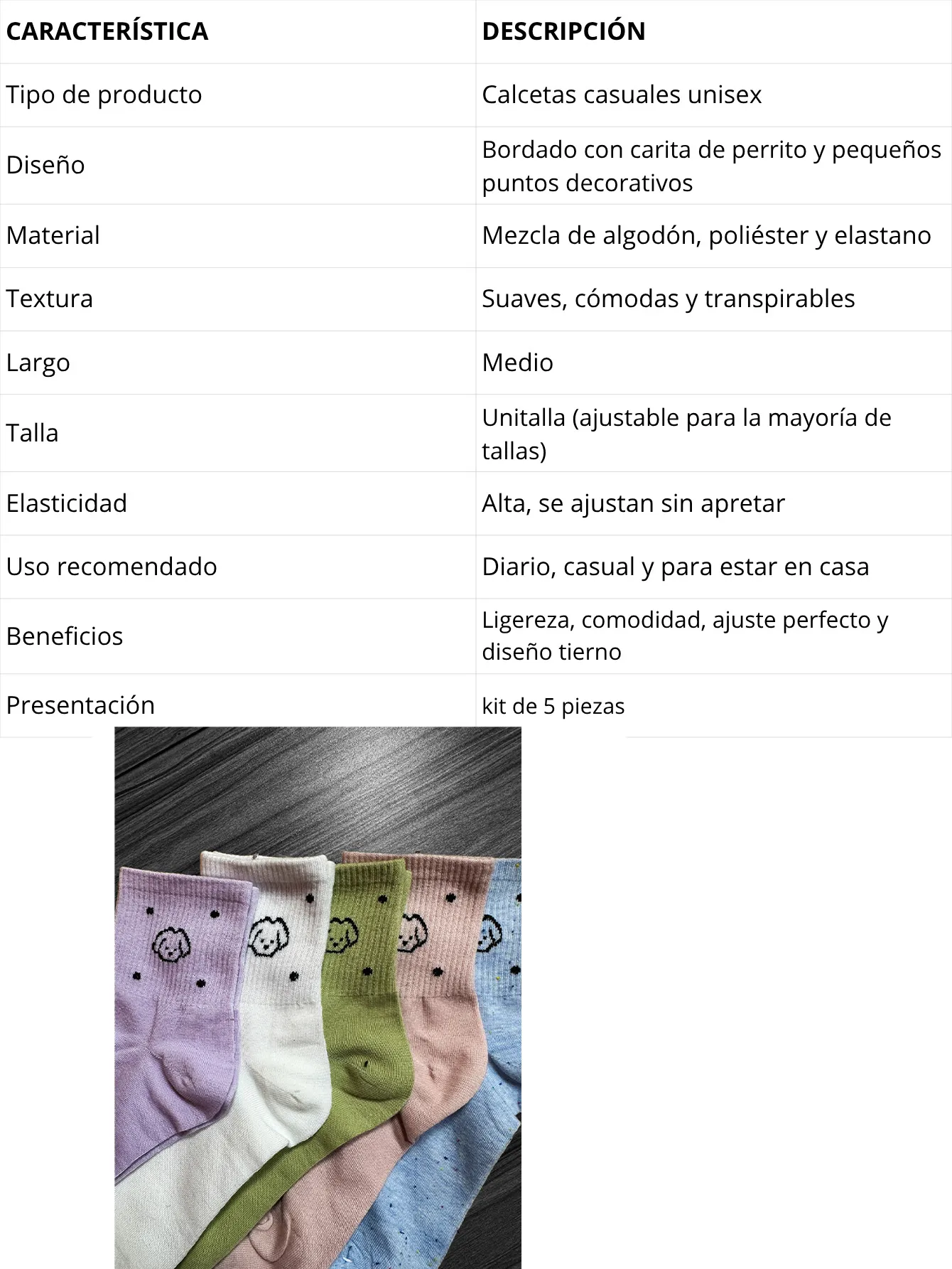 QB-07 5 PIEZAS 2276