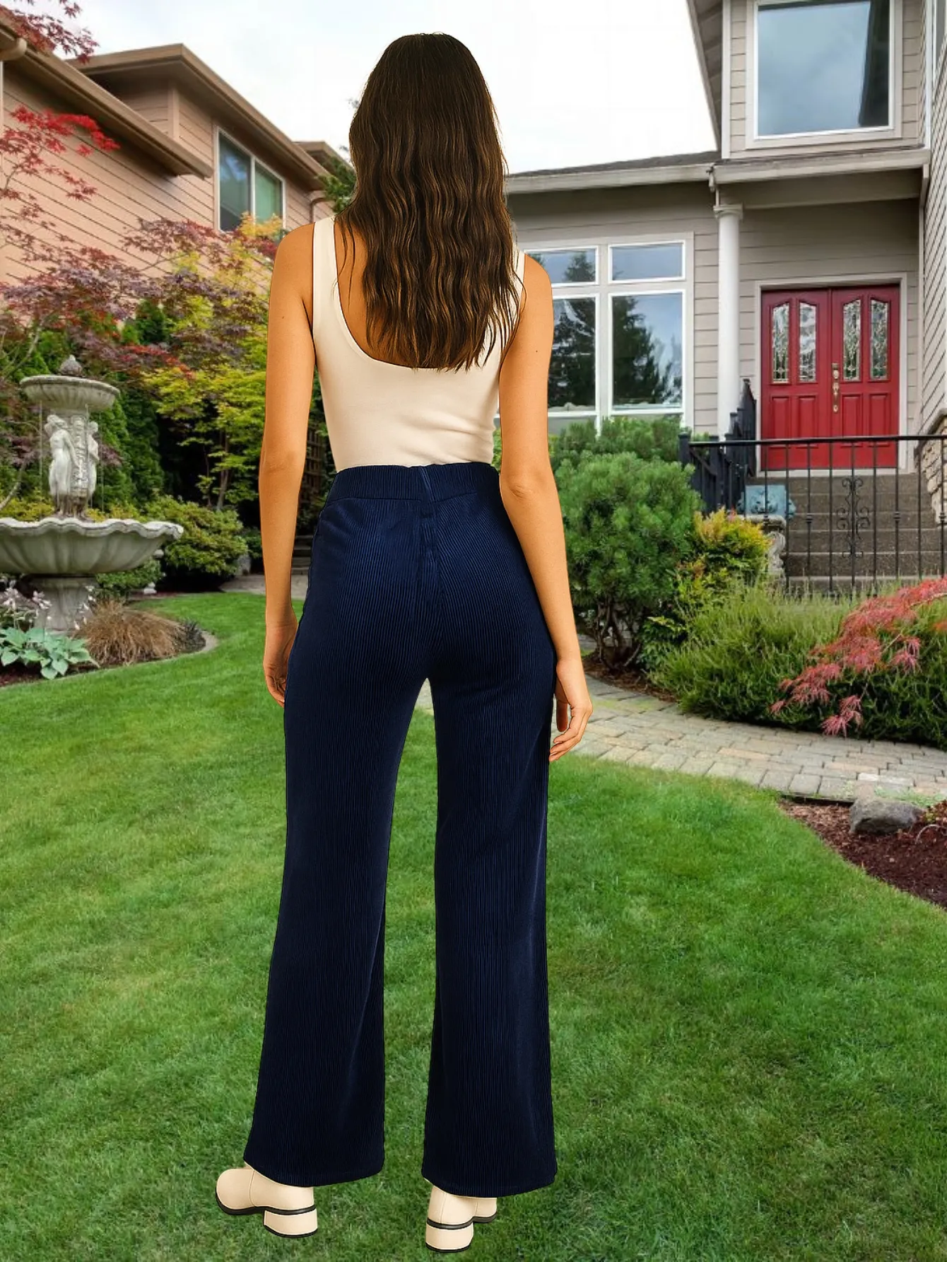 2979-ML-N PANTALON DE PANA 3760