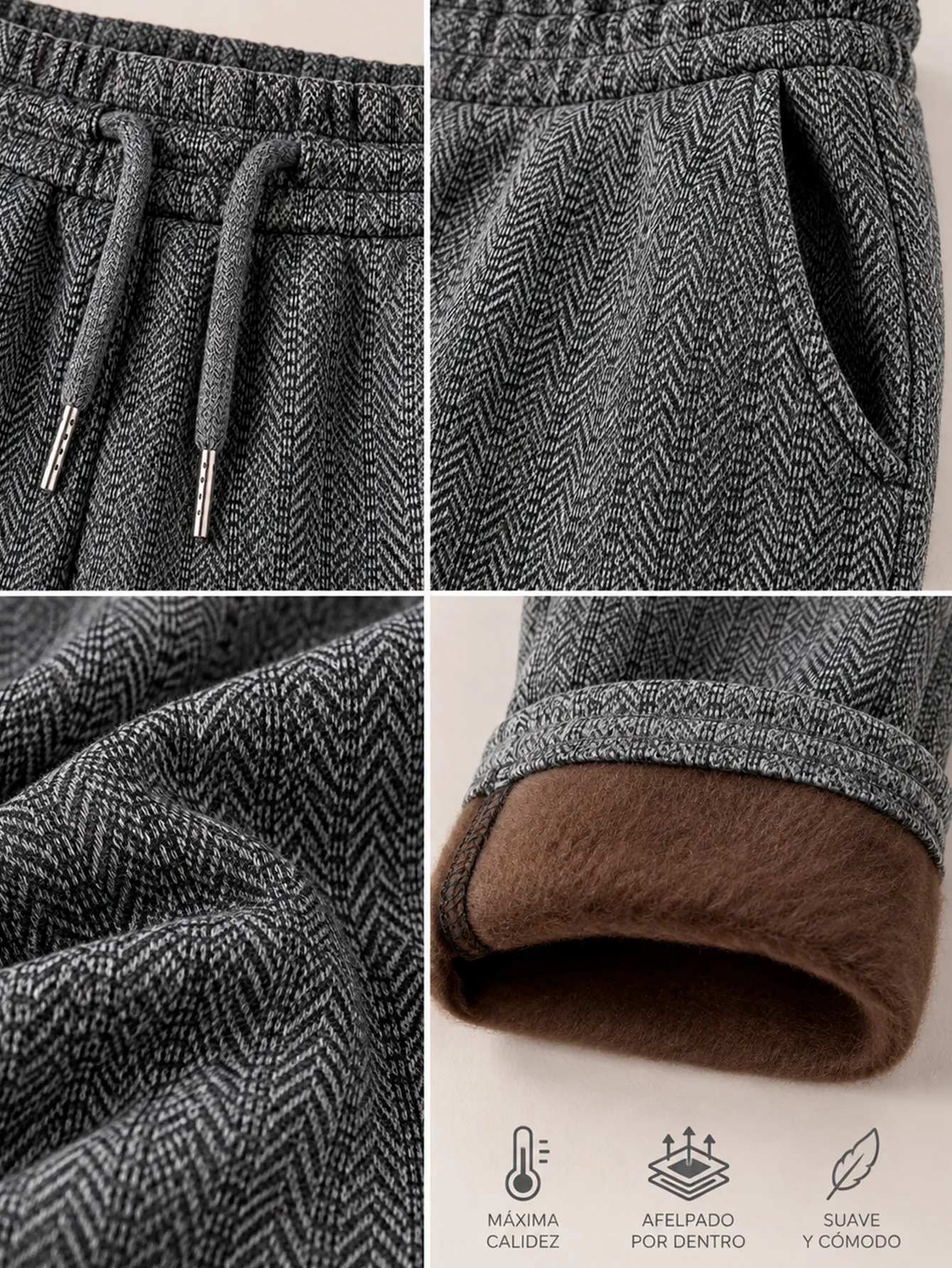 AD2650 Pantalón afelpado 15905