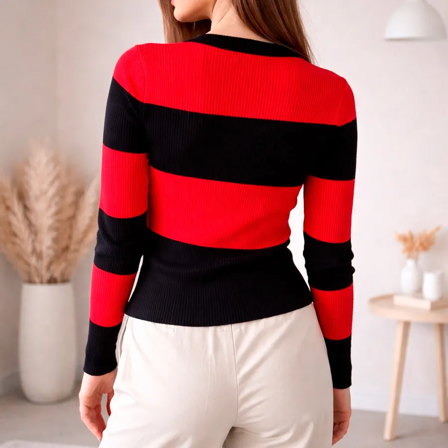 MIS0093 SUETER RAYADO 10381