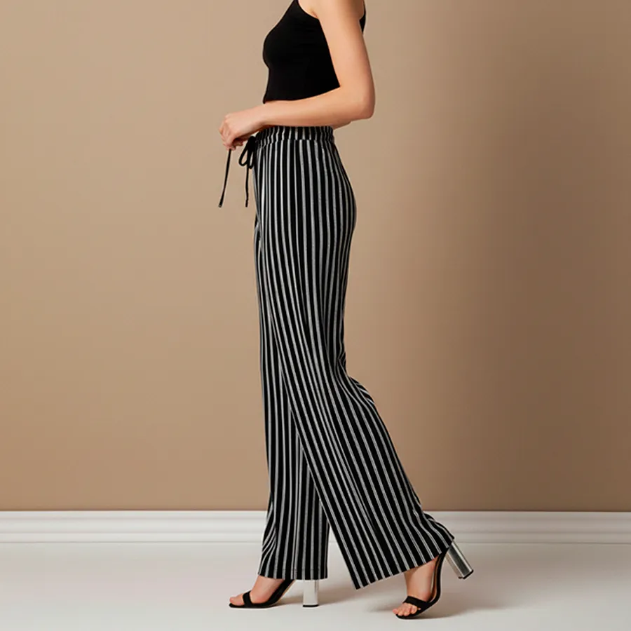AD2624 PANTALON DE PIERNA ANCHA 9338