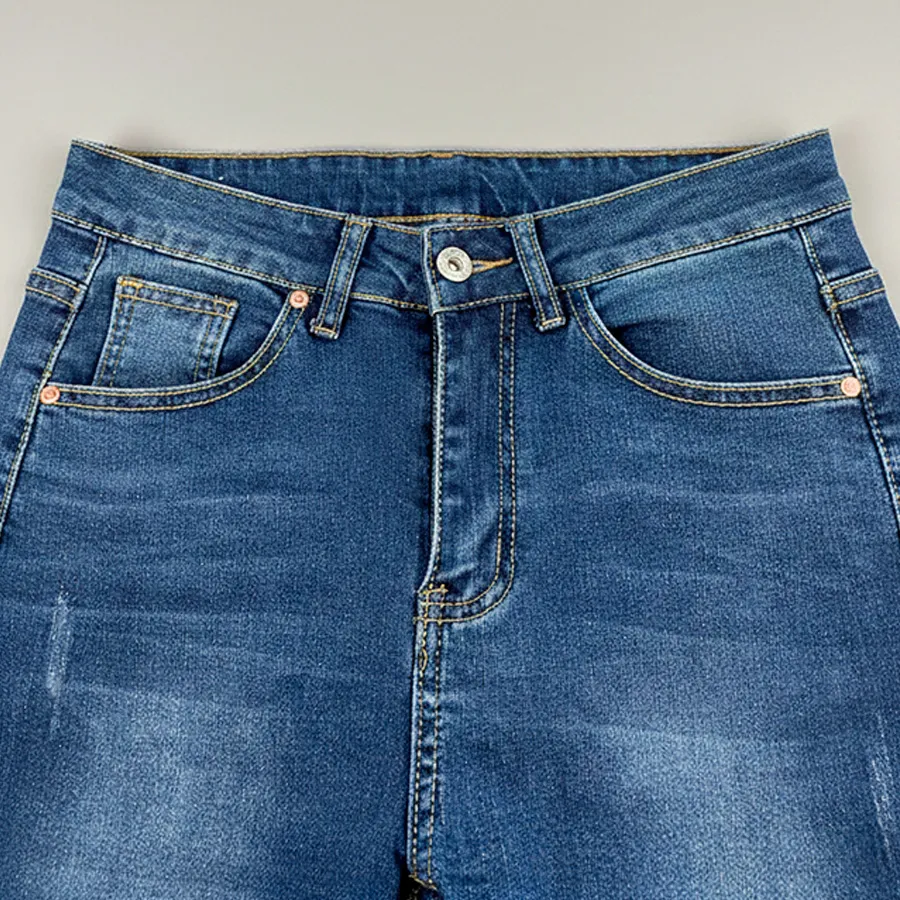 MA-012-B JEANS DE MUJER MEDIA CAMPANA 9353
