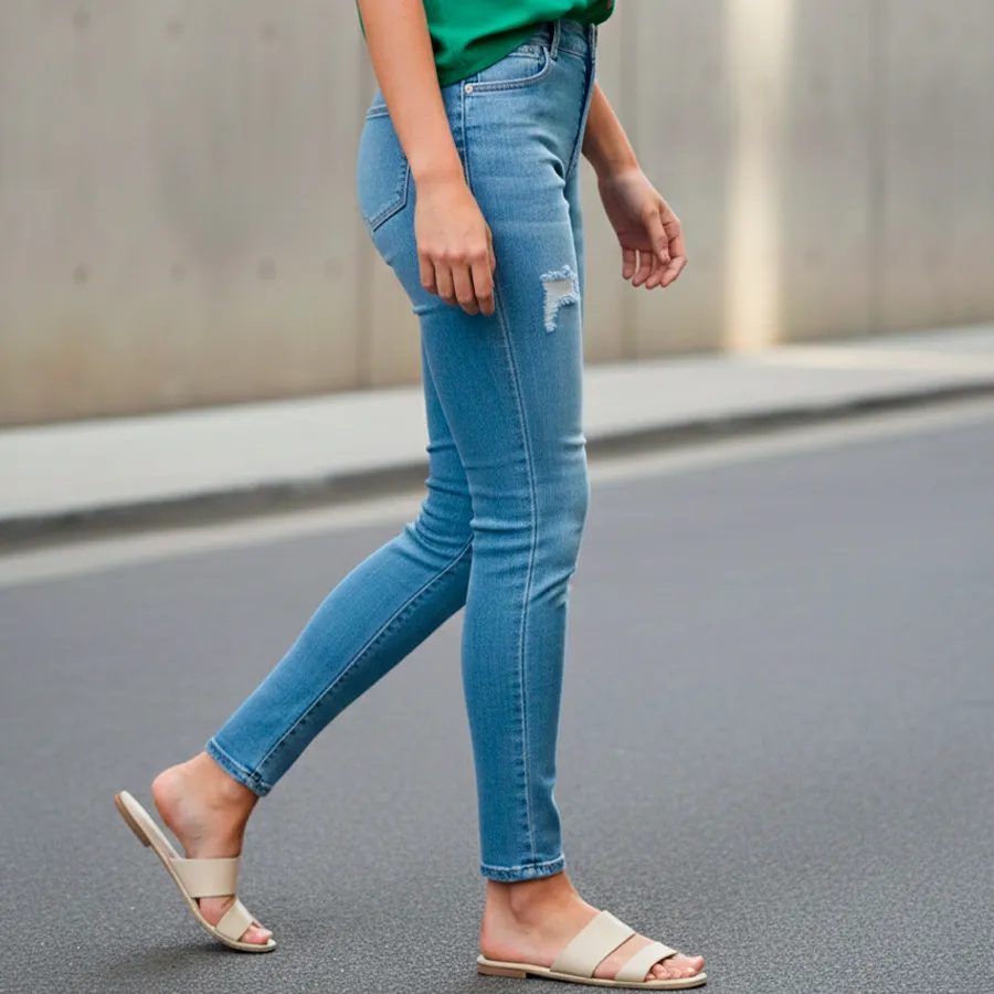 S1002 JEANS ENTUBADO DE MUJJER 9393