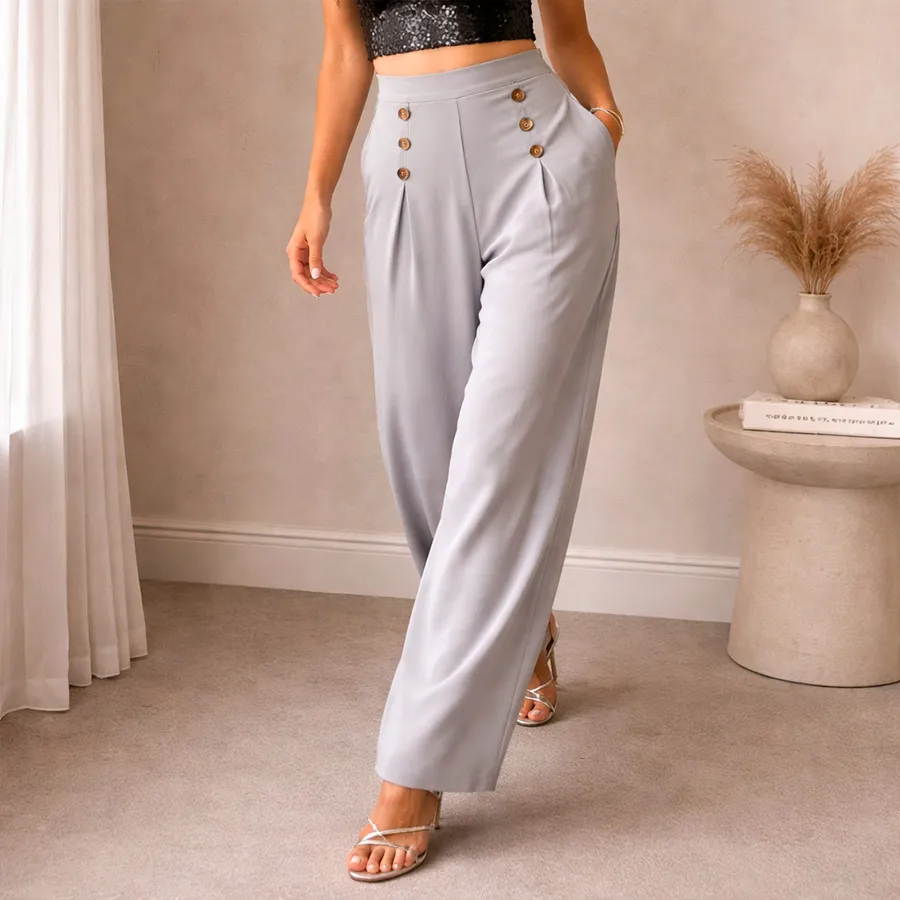 AD2605 PANTALON CON BOTONES 10250