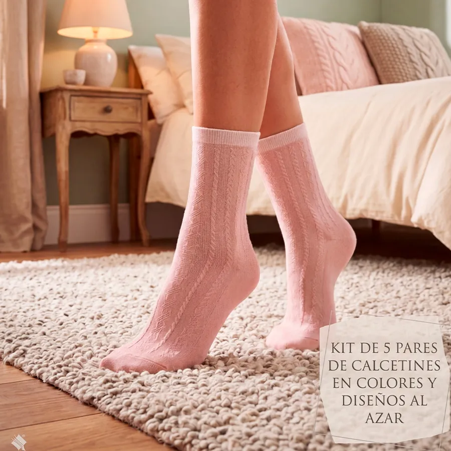 BE2017 KIT DE 5 PARES DE CALCETINES 10212