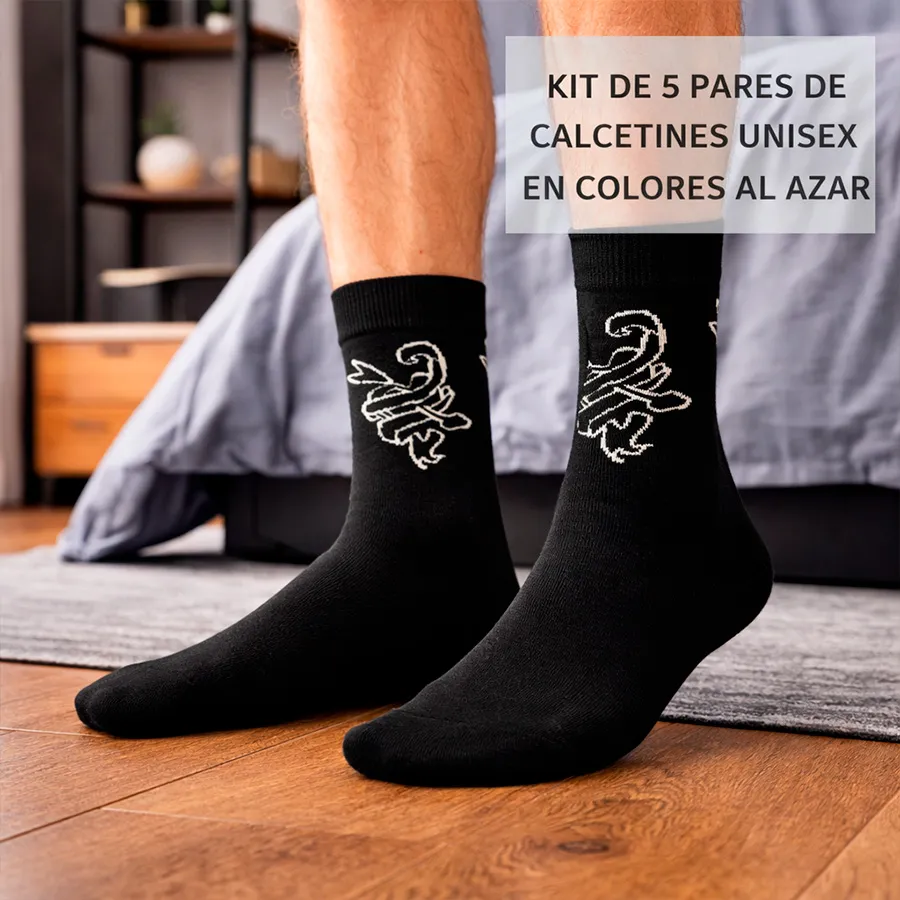 BF2001 KIT DE 5P DE CALCETINES UNISEX 10231