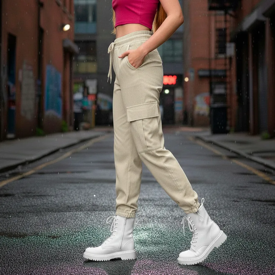 3366 PANTALON CARGO CON BOTON 8153