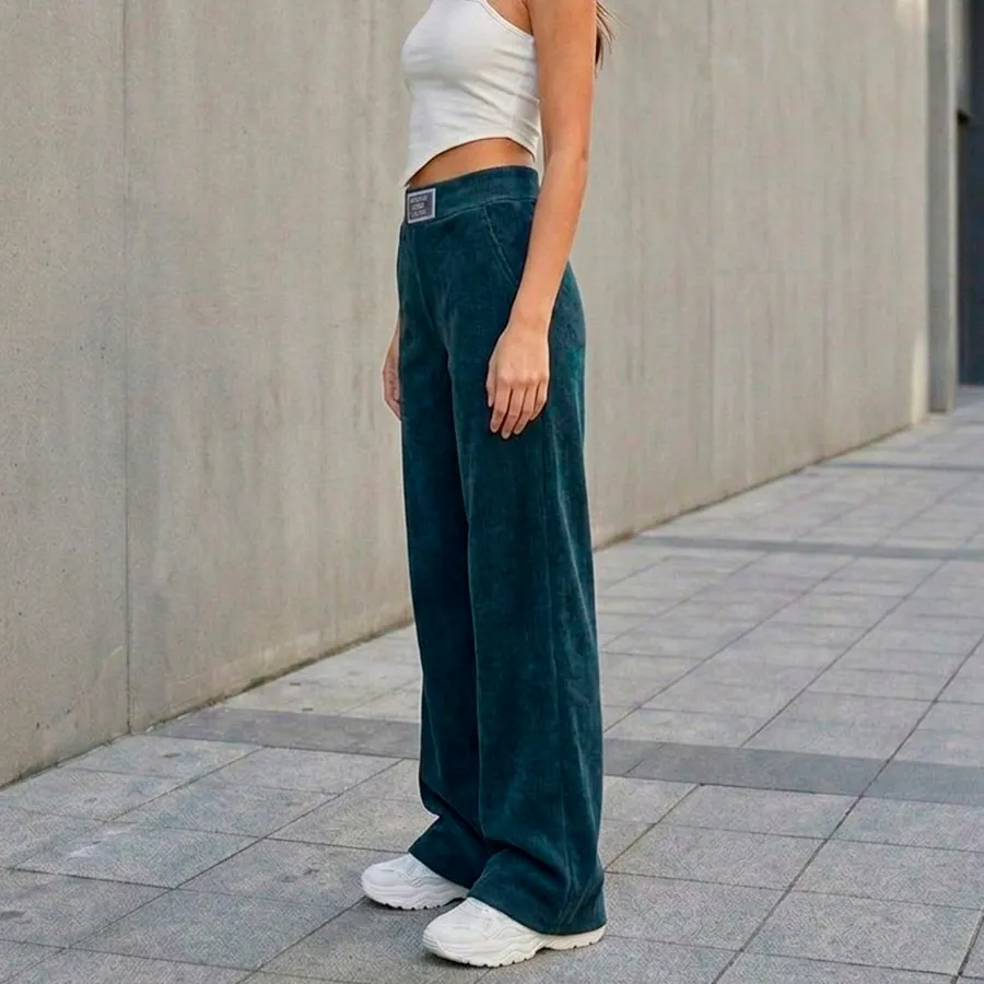 2979-ML-N PANTALON DE PIERNA ANCHA 9500