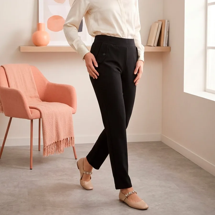 3316-ML-N PANTALON DETALLE CLIP 9498