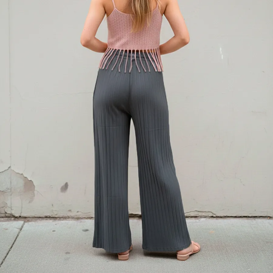AD2603 PANTALON DE PIERNA ANCHA 9316