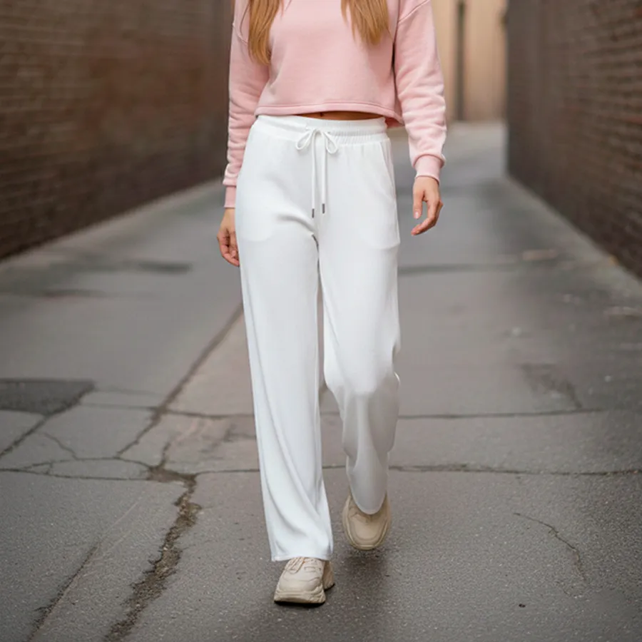 AD2612 PANTALON DE PIERNA ANCHA 9318