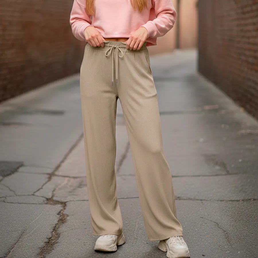 AD2612 PANTALON DE PIERNA ANCHA 9318