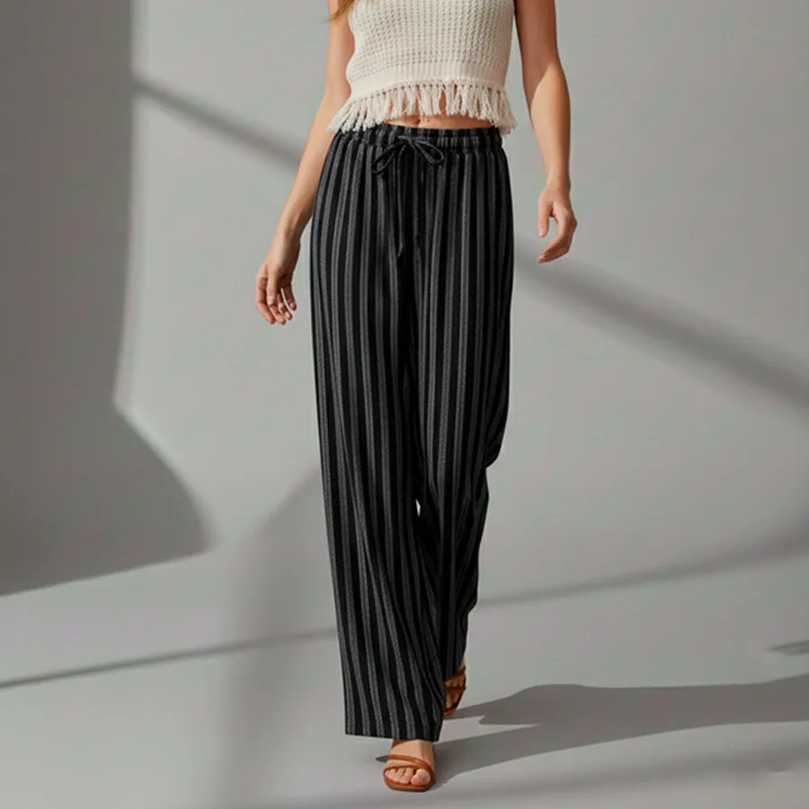 AD2617 PANTALON PIERNA ANCHA RAYAS 9264