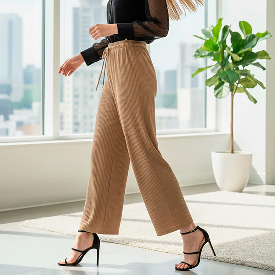 AD2625 PANTALON DE PIERNA ANCHA 9289
