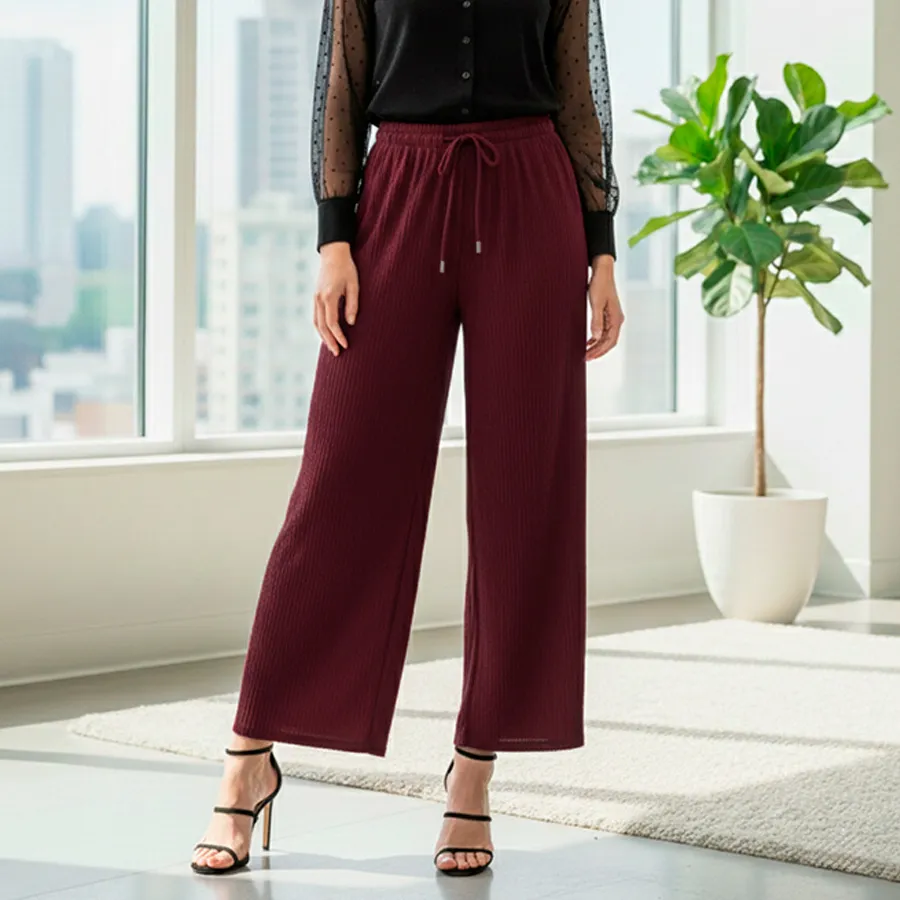 AD2625 PANTALON DE PIERNA ANCHA 9289