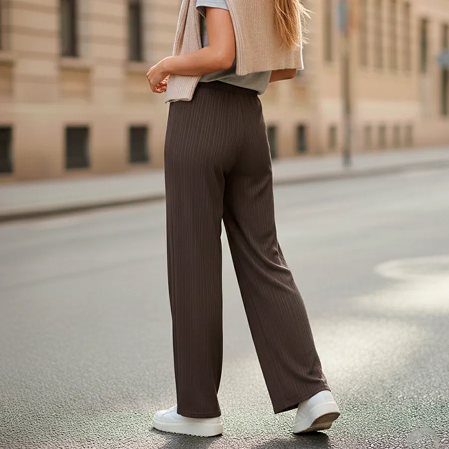 AD2637 PANTALON DE PIERNA ANCHA 9301