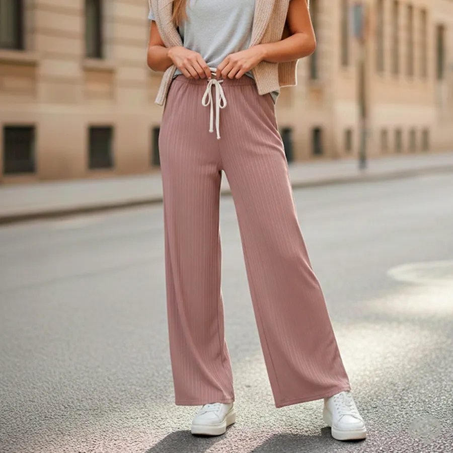 AD2637 PANTALON DE PIERNA ANCHA 9301