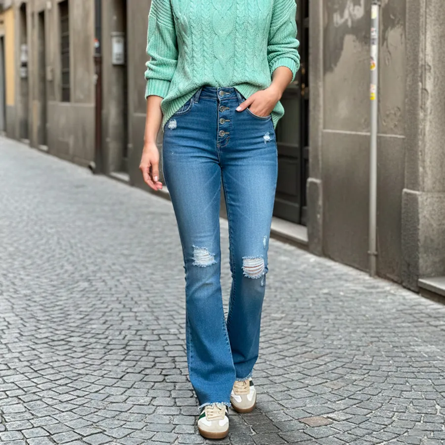 MA-016--A JEANS DE MUJER 9381