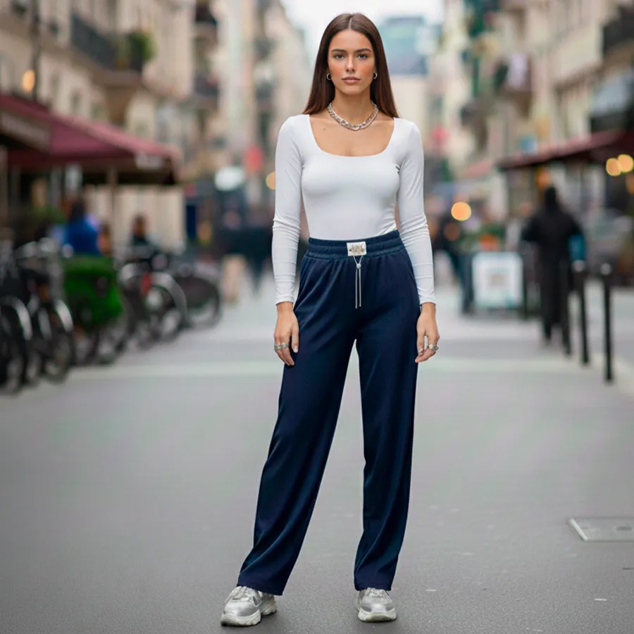 3311-ML-C PANTALON CON TEXTURA 7232