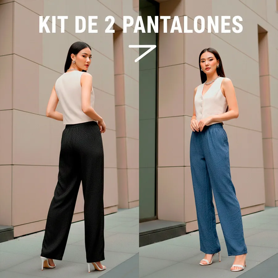 AD2521 KIT DE 2 PANTALONES 6677