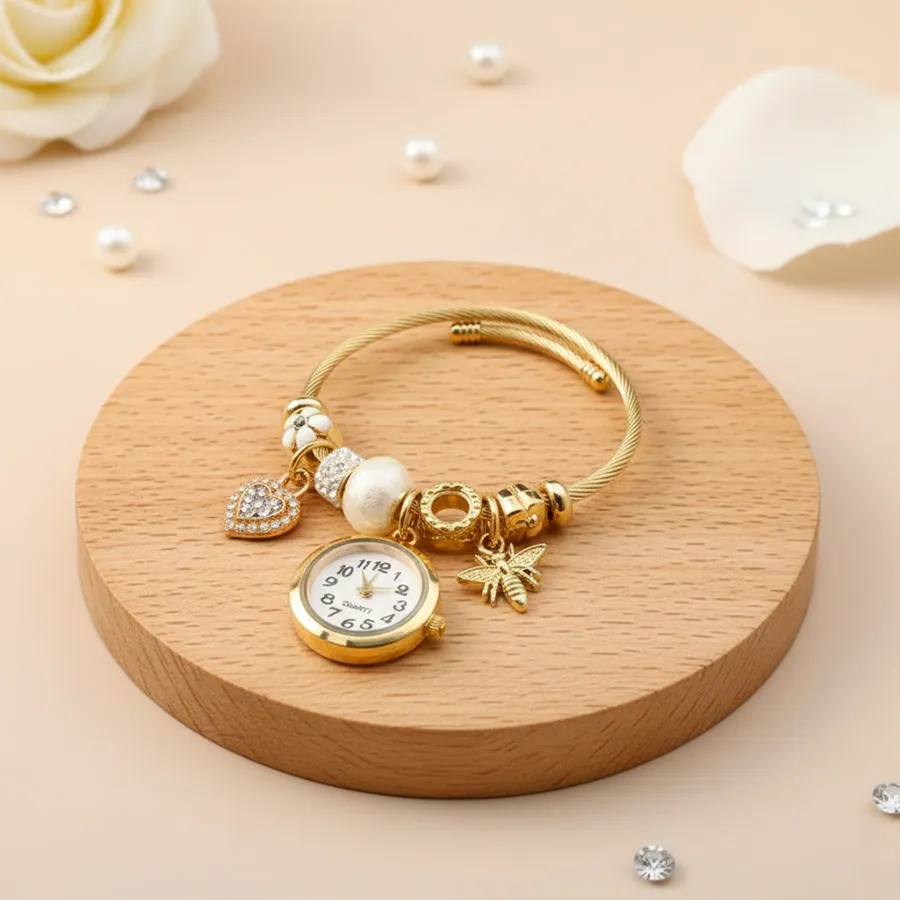 4367-6 KIT DE 3 PULSERAS CON RELOJ 6039