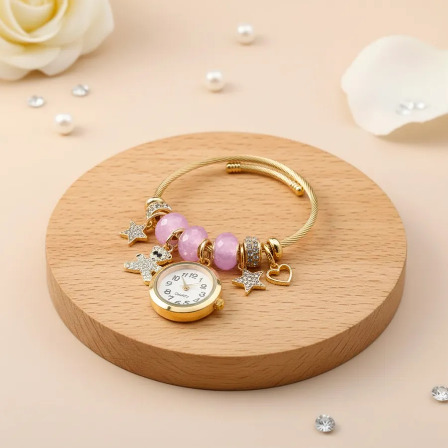 4367-6 KIT DE 3 PULSERAS CON RELOJ 6039