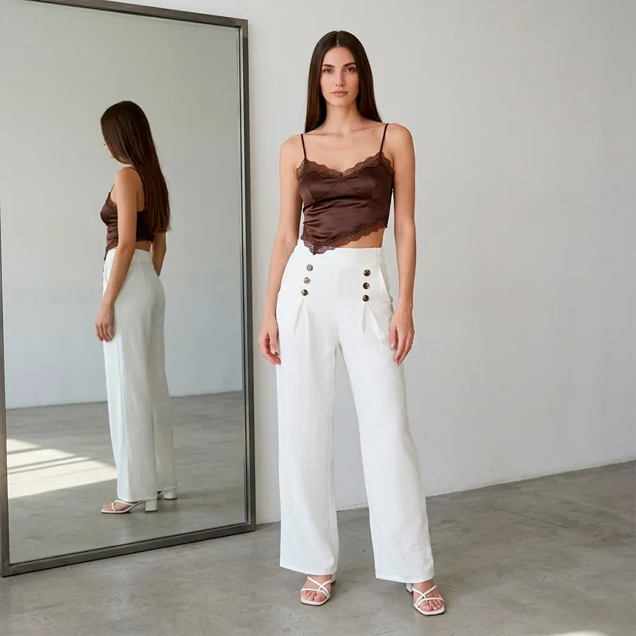 AD2605 PANTALON DE PIERNA ANCHA 10251