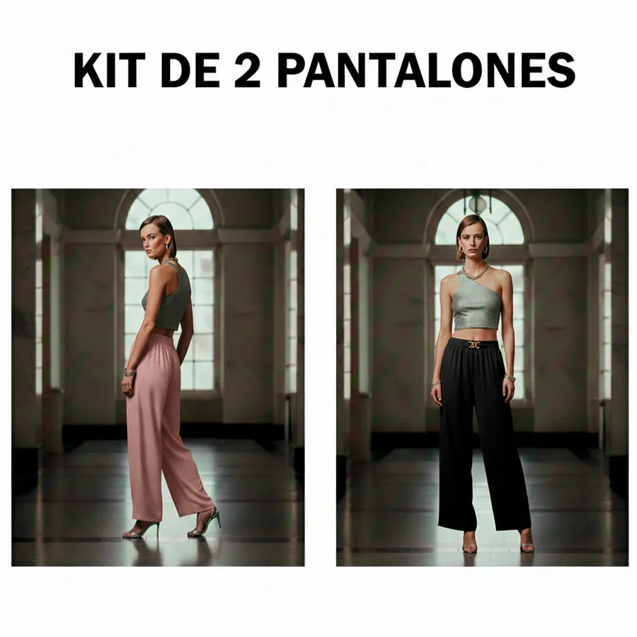 AD2521 KIT DE 2 PANTALONES 6698