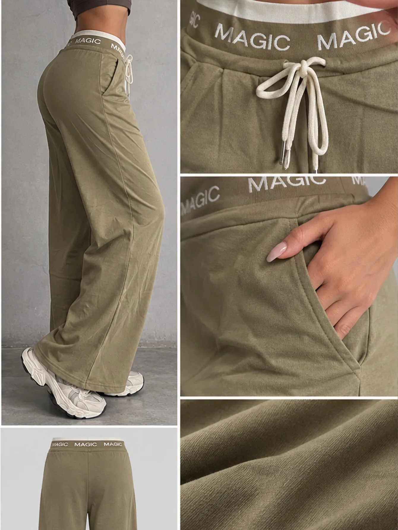 AD2648 Pantalón con cintura alta 15845