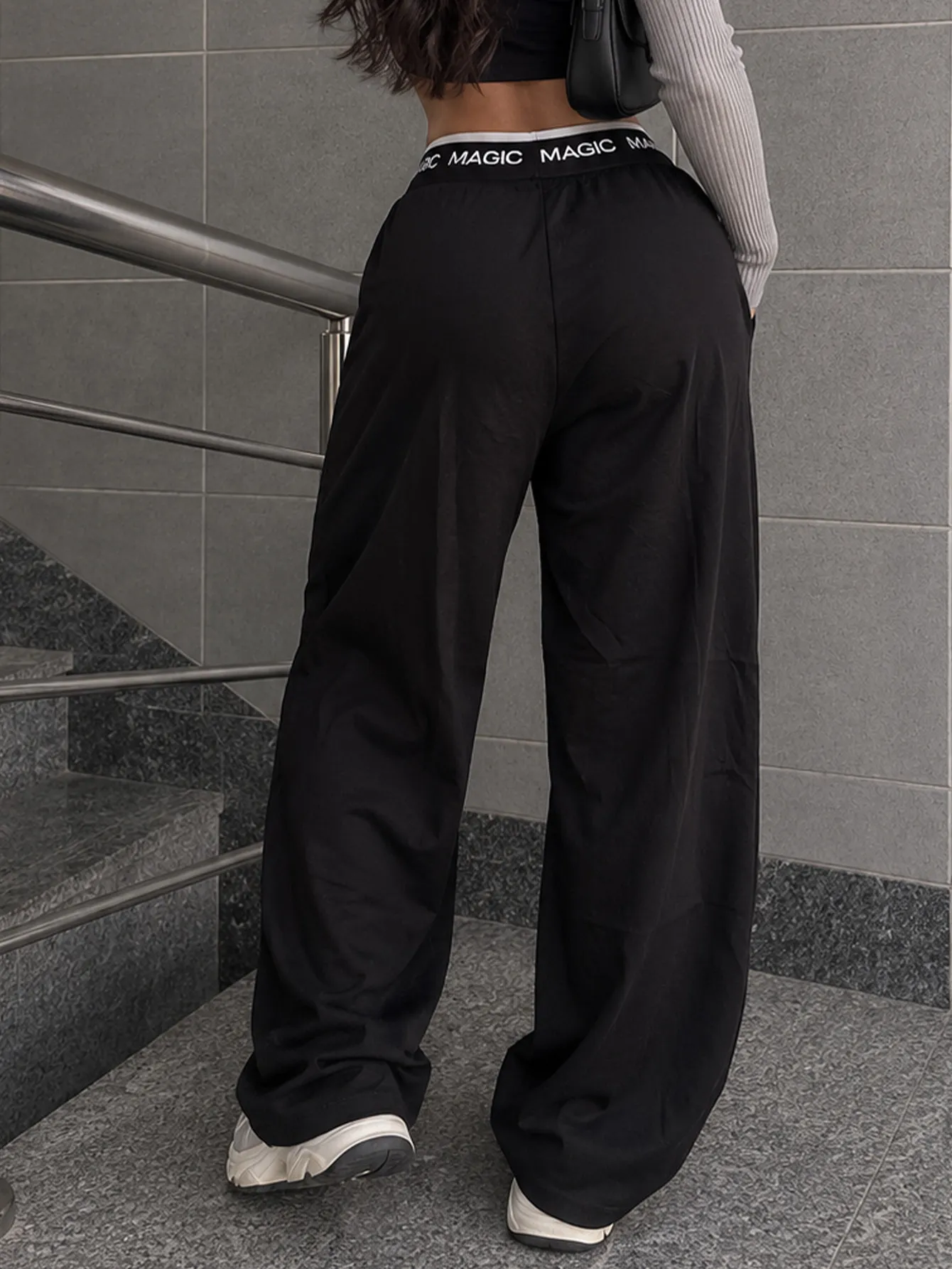 AD2648 Pantalón con cintura alta 15845