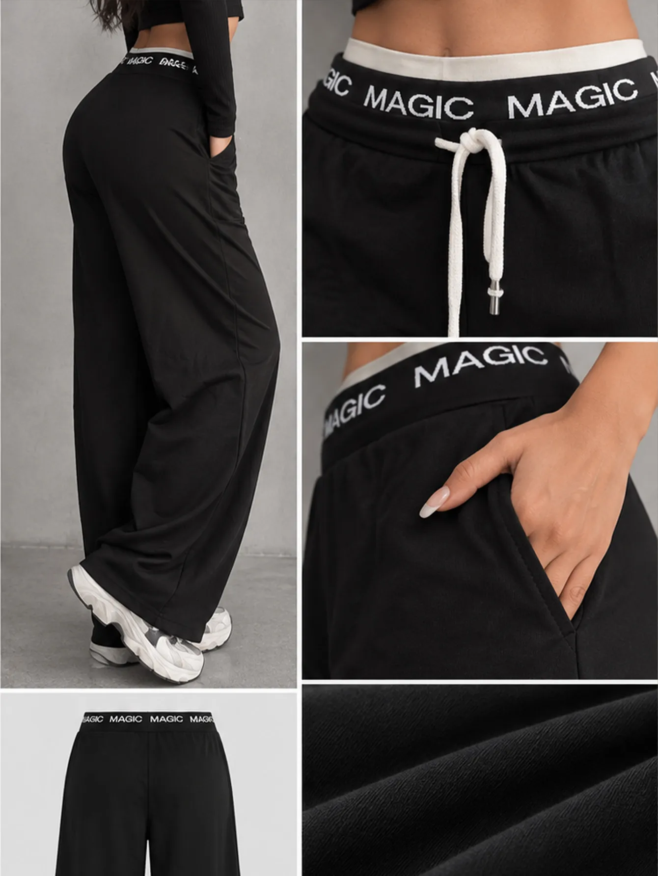 AD2648 Pantalón con cintura alta 15845