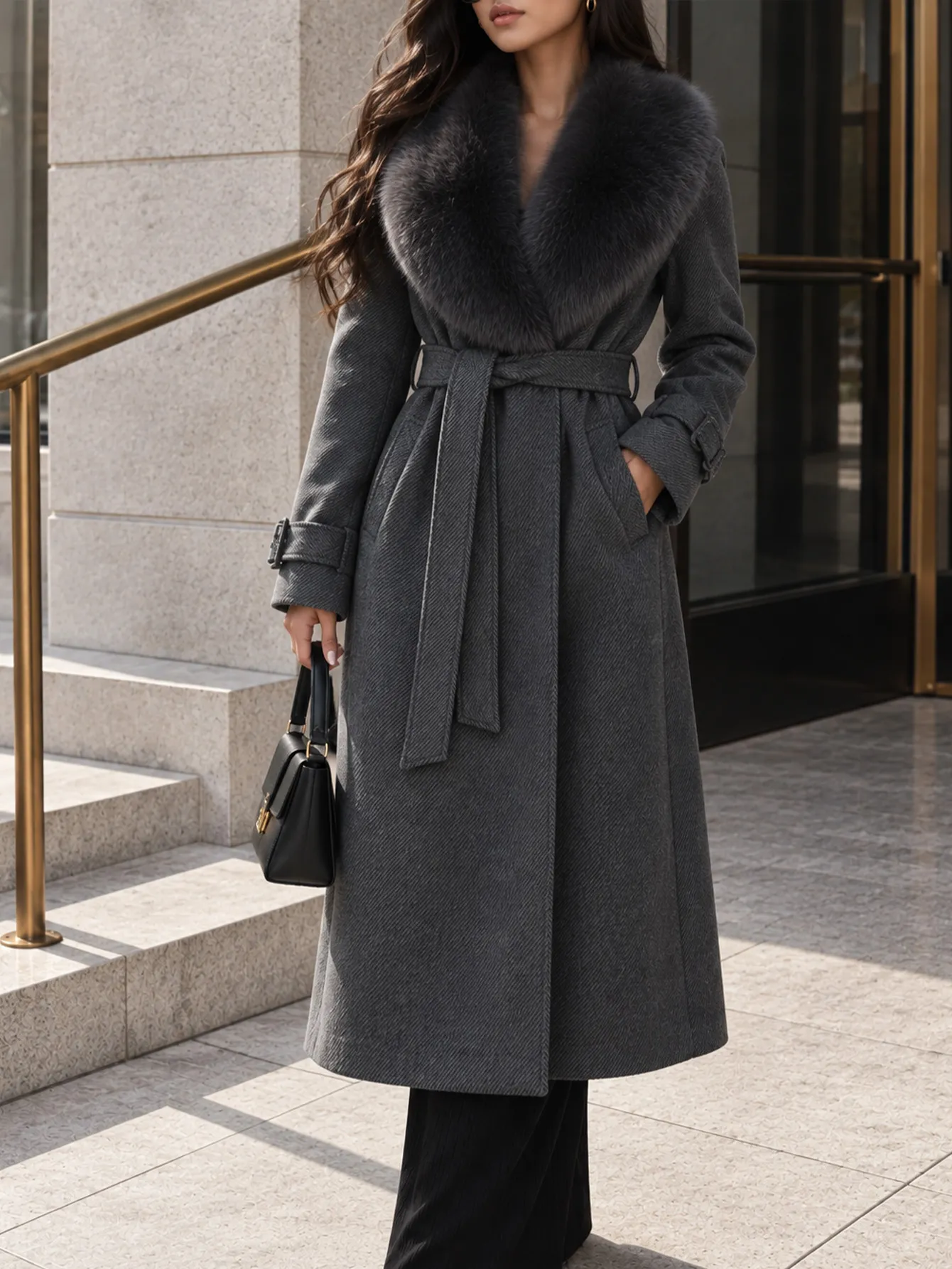 M01 Abrigo beige-gris 15263