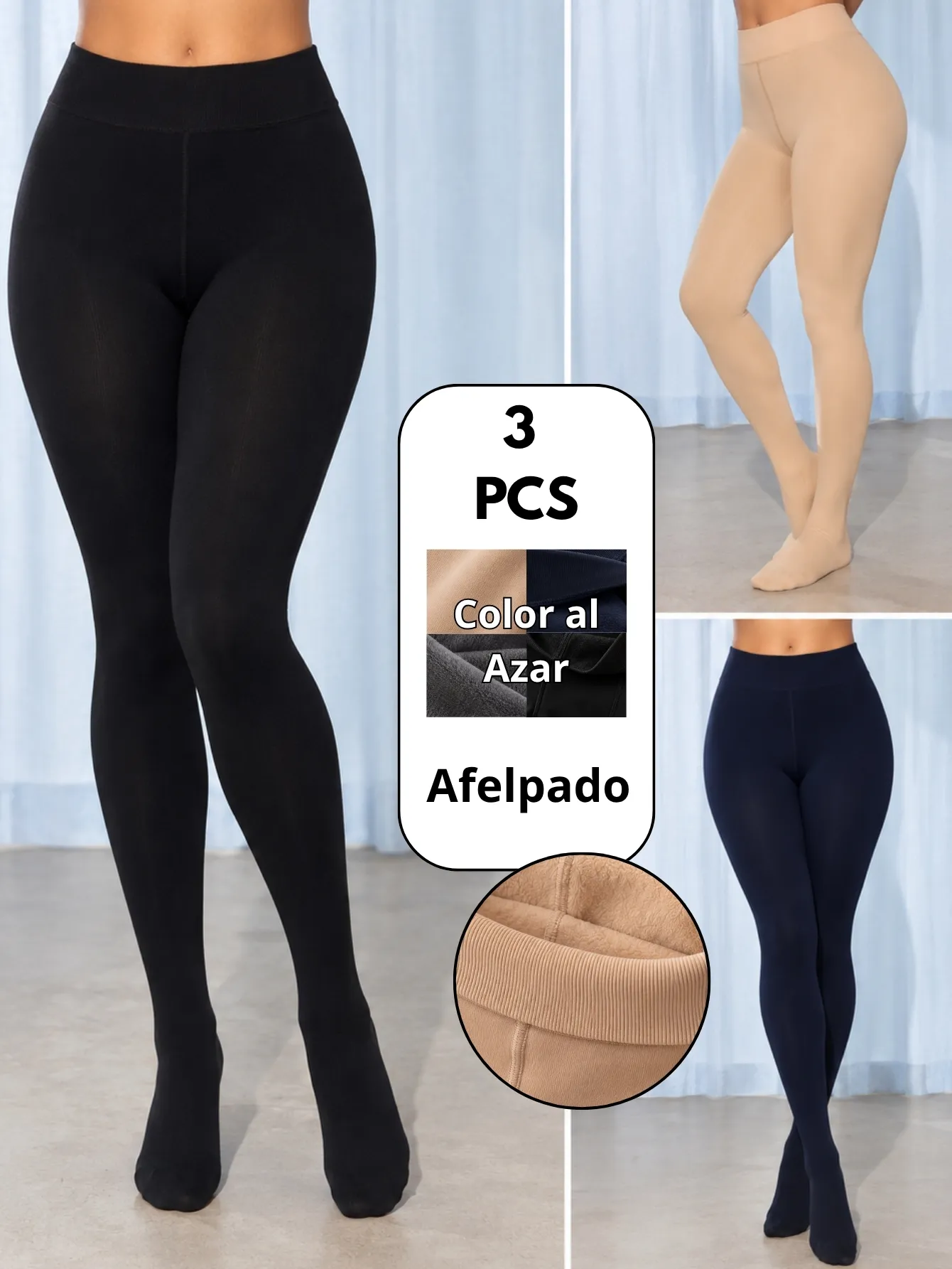 3303-UNI-N Media Afelpada-3PCS 15426